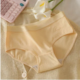 3Pcs Women's Cotton Underwear Panty Cute Sexy Panties Female Seamless Underpants Solid Color Panty Intimates Women Lingerie S-XL