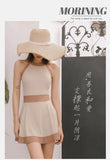 New Super Fairy Skirt-style One-piece Waist-covering Belly Slimming Conservative Steel Support Gathered Swimming Suit