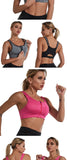 Sports Bra Women Front Zipper Push Up Gym Jogging Crop Tops Female Yoga Fitness Shockproof Vest Sujetadores Sport Bras for Women