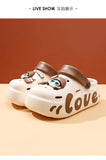 2026 New Women Fashion Clogs Cute DIY Charms Home Street Slippers For Female Summer Platform Shoes Soft EVA Girls Leisure Sandal