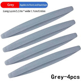 6/4 Piece Universal Front Rear Bumper Corner Protector Guard Car Anti-collision Protection Decoration Strip Car Accessories New