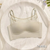 French Style Seamless Bra Wireless Comfort Support Drooping Breasts Shaping Underwear No Underwire Everyday Bra S-XL 32-38 AB