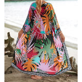 13 Colors Printed With Belt Crochet Knitted Tunic Beach Cover Up Cover-ups Beach Dress Beach Wear Beachwear Female Women K7201