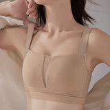 MOYISU Minimizer Bras for DD+ Cups - Wireless Plus Size Anti-Sag Adjustable Bralette Seamless Support CA Sizing Large Bust Women