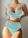 2026 High Waist Bikinis Women Print Push Up Swimsuit Floral Swimwear Female Bathers Bathing Swimming Suit Summer Beachwear