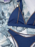 Sexy Denim Bikinis 2025 Brazilian High Cut Bikini Female Swimsuit Women Swimwear Two-pieces Bikini Set Bathing Suit Swim Lady