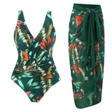 2026 Print Swimsuit One Piece & Swim Dress Sexy Swimwear Women Bathing Suit Padded Beachwear Swimming Summer