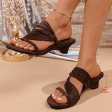 2026 New Summer Women Sandals  Open Toe Slippers for Women Fashion Sandals High Heels