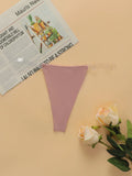 Sexy Multi-color Women's Thong Invisible Seamless Low Waist Underwear Can Be Paired With Evening Dresses Yoga pants