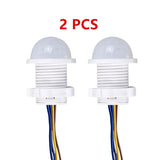 AC110-240V Automatic Sensor Light Switch LED PIR Infrared Motion Sensor Detection Mini LED Sensitive Night Light Indoor Outdoor
