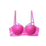 Sexy Pure Desire Bralette Set for Small Chest Push Up Wireless Bra Women Summer New Hot Style Sheer Shoulder Strap Lingerie Set