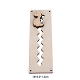 Busy Board Accessories DIY Montessori Wooden Lock Set