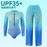 2 Piece Sets High Waist Sexy Swimsuit Women 2025 Summer Bathing Suit Bikini Set Long Sleeve Swimwear Beach Wear Swimming Suit