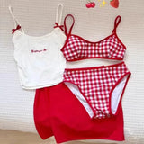 Summer New Pure Desire Style Spicy Girl Shoulder Strap Vest Women's Slim and Versatile Beach Resort Swimsuit