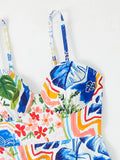 2026 Strappy Swimsuit One Piece Push Up Swimwear Women Sexy Printed Bathers Bathing Swimming Swim Suit Female Beachwear