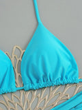 Sexy White Leopard Patchwork Micro Bikini 2026 Women Halter Push Up Bra Hollow Out Thong Swimsuit Bathing Suit Holiday Swimwear