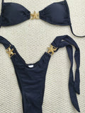 2026 Starfish Strappy String Thong Bikini Women Swimwear Female Sexy Swimsuit Solid Bathers Bathing Swimming Swim Suit Beachwear