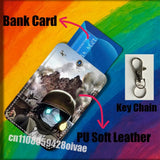 P-Pressure Sebastian Solace For ID Clips Credit Bank Bag Bus Meal Card Holder Cover Pocket Ornament Keychain