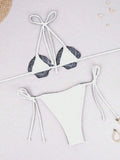 New Shiny Sequin Shell Starfish Bikini Set Women Sexy Push Up Pleate Thong Swimsuit Brazilian Beach Bathing Suit Micro Swimwear