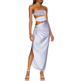 Hollowen One Piece Swimsuit with cover up Sexy Swimwear Women Off Shoulder Swim Suits Patchwork Bathsuit Belt Bodysuit Beachwear
