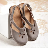 2023Women Sandals Summer Ladies Girls Comfortable Ankle Hollow Round Toe Sandals Woman Soft Beach Sole Female Shoes Plus Size