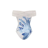 Women Sexy Bikini Set Swimsuit V Neck Solid Color Laser Cutting Flower Swimsuit Beachwear Luxury Summer Beachwear Dress