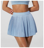 Golf Tennis Skirts with Pocket Women Gym Running Pleated Skorts Outdoor Sports Fitness Slim Shorts High Waist Yoga Golf Skirt