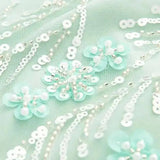 Fashion Floral Sequ Pearl Mini Skirt For Women Summer Vacation Beaded Hip Package Short Skirts Evening Party Lady Beach QH8J