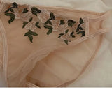 MOYISU Kawaii French Triangle Bra Airism Ultra Thin Invisible Bralette Set Black Lingerie Comfort S-XL 32-38 Sexy Tushy &  Panty