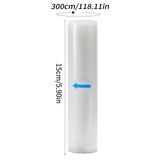 Vacuum Sealer Bags Rolls for Food Commercial Grade BPA Free Puncture Prevention Great for Sous Vide Cooking