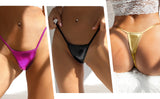Lace Thong Panties for Women Sexy Sheer Mesh G String Low Rise Underwear Plus Size