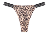 New Women's Smooth Low Waist Sexy Panties Women Thongs Rhinestones Letter Diamonds G-string Sports Thong Briefs T-back Shiny