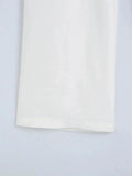 Foridol White Cotton Linen Long Pants Set Sleeveless Vest Pants Suit Office Lay Autumn Summer Wide Leg Casual Fashion Set Outfit