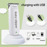 Kemei 1319 Portable Mini Kids Hair Cutting Machine Electric Baby Hair Trimmer Low Noise Hair Clipper Rechargeable Shaver Mute