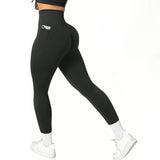 High Waist Tummy Control Yoga Pants with Pockets for Gym Workout - Breathable Stretchy Fitness Leggings