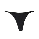 New Sexy Thin Ice Silk Women's Briefs Low Waist Invisible Yoga Fitn Sports Underwear Pure Color Ladies Thong Panties