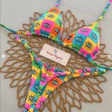 2026 New Sexy Prints Mciro Bikini Set Women Holiday Swimsuit Lace-up Swimwear 2 Piece Set Backless Biquine Brasileiro Beachwear