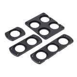 1/2/3/4 DIY Car USB Charger Switch Voltmeter Panel for Marine Cigarette Lighter Voltmeter Power Outlet Socket Panel Mount Holder