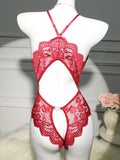 For Women 18 Hot Erotic Underwear Open Crotch Transparent Sexy Costume Lace Open Crotch Lingerie Set Crotchless Bodysuit