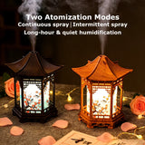 USB-Powered Air Humidifier, Modern Asian Decor, Mini Humidifier, 2 Spray Modes,  Continuous/Mist Modes, Ideal Romantic Gift.