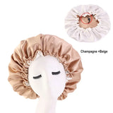 Newly Women's Satin Solid Sleeping Hat Night Sleep Cap Hair Care Bonnet Nightcap For Women Men Unisex Cap bonnet