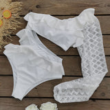 One Piece Swimsuit Sexy Long Sleeve Tropical Print Swimwear Women Bandage Monokini Hollow Out Bathing Suit String Beachwear 2023