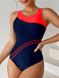 New Sports One Piece Swimsuit 2026 New Racerback Slim Swimwear Women Bathing Suit Surfing Monokini Athletic Swimming Suits XXL