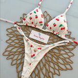 2026 New Sexy Prints Mciro Bikini Set Women Holiday Swimsuit Lace-up Swimwear 2 Piece Set Backless Biquine Brasileiro Beachwear