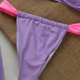 3 Pieces Bikini Set Wiht Mini Skirt Women Swimwear 2024 Sexy Bikinis Push Up Beachwear Solid Bodysuit Micro Thong Biquini Female