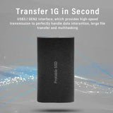 USB Portable SSD Hard Drive for Laptop/MAC USB3.0 8TB Solid-state Hard Disks High Speed Large Capacity Storage Devices