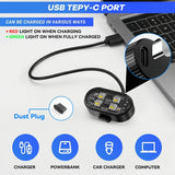 RGB LED Motorcycle Strobe light Car LED Flash Rechargeable Wireless Light Aircraft Airplane Helicopter Warning Lights Accessorie