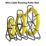 4/5/7mm Wire Cable Running Puller Rod Set Cable Pulling Tool with Stand for Electrical Wiring Construction Wire Threader