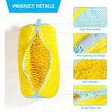 1PCS Wash Shoes Bag Padded Net Laundry Shoes Protector Fluffy fibers Polyester Washing Shoes Machine Laundry Bag Drying Bags