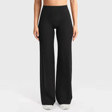High Waist Pocket Yoga Pants for Women - Stretch Breathable Gym Workout Leisure Tummy Control Tights with Pockets